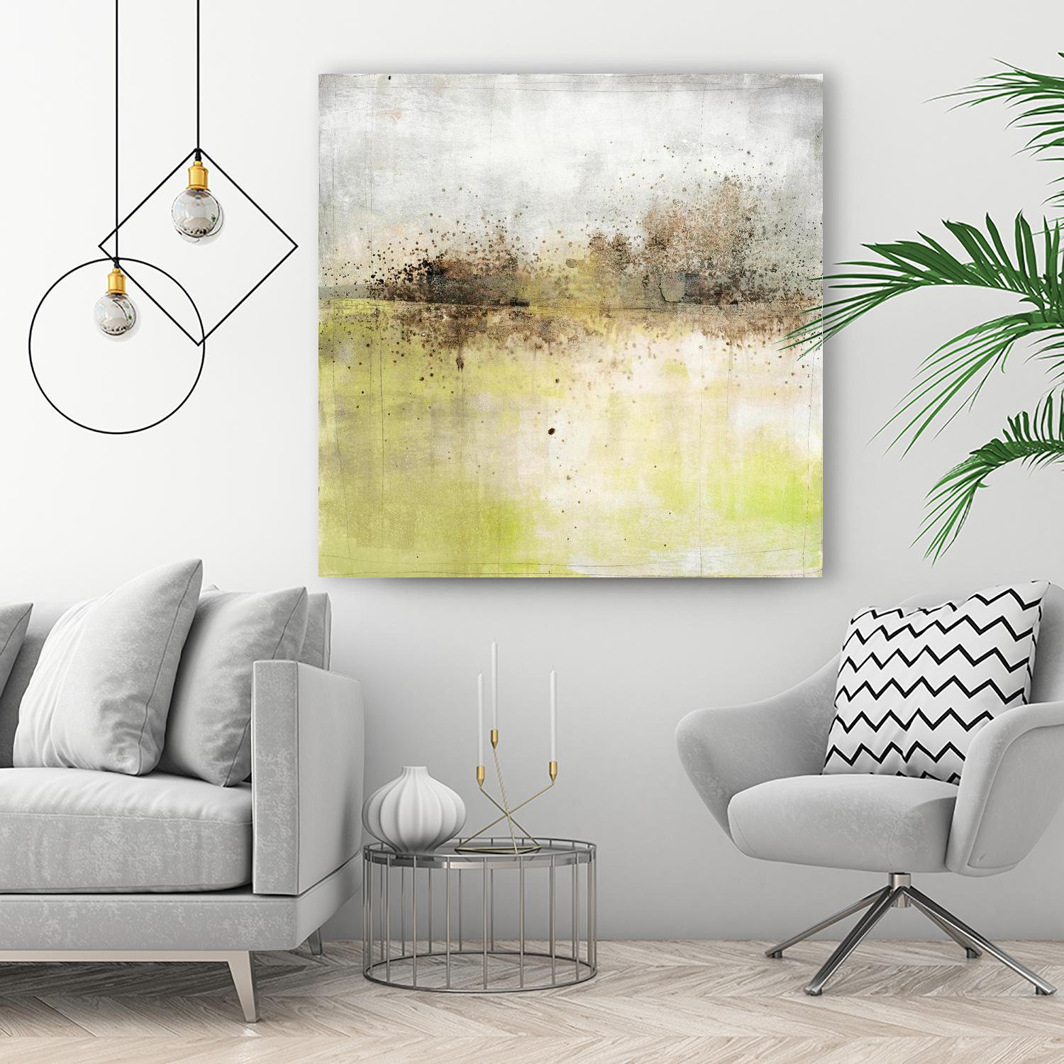 Granulated Peridot by Maeve Harris on GIANT ART - green abstract