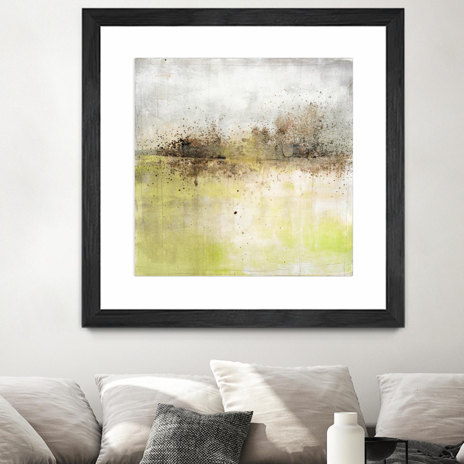 Granulated Peridot by Maeve Harris on GIANT ART - green abstract