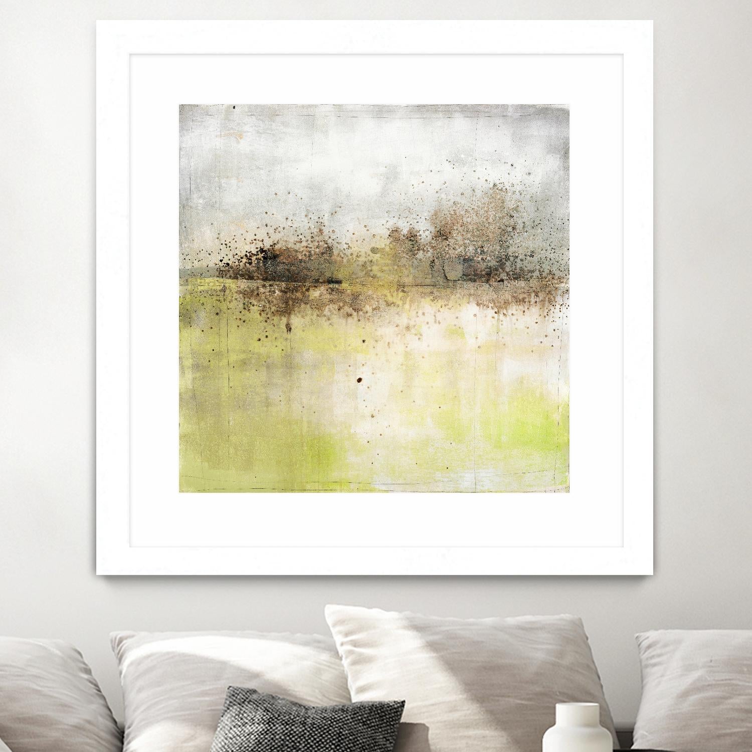 Granulated Peridot by Maeve Harris on GIANT ART - green abstract