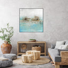 Granulated Aquamarine by Maeve Harris on GIANT ART - grey abstract