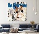 Be Fearless by THE Studio on GIANT ART - blue vintage