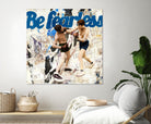 Be Fearless by THE Studio on GIANT ART - blue vintage