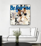 Be Fearless by THE Studio on GIANT ART - blue vintage