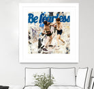 Be Fearless by THE Studio on GIANT ART - blue vintage