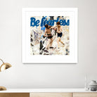 Be Fearless by THE Studio on GIANT ART - blue vintage