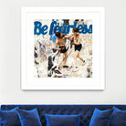 Be Fearless by THE Studio on GIANT ART - blue vintage