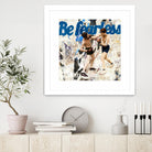 Be Fearless by THE Studio on GIANT ART - blue vintage