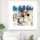 Be Fearless by THE Studio on GIANT ART - blue vintage
