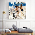 Be Fearless by THE Studio on GIANT ART - blue vintage