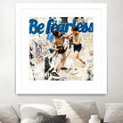 Be Fearless by THE Studio on GIANT ART - blue vintage