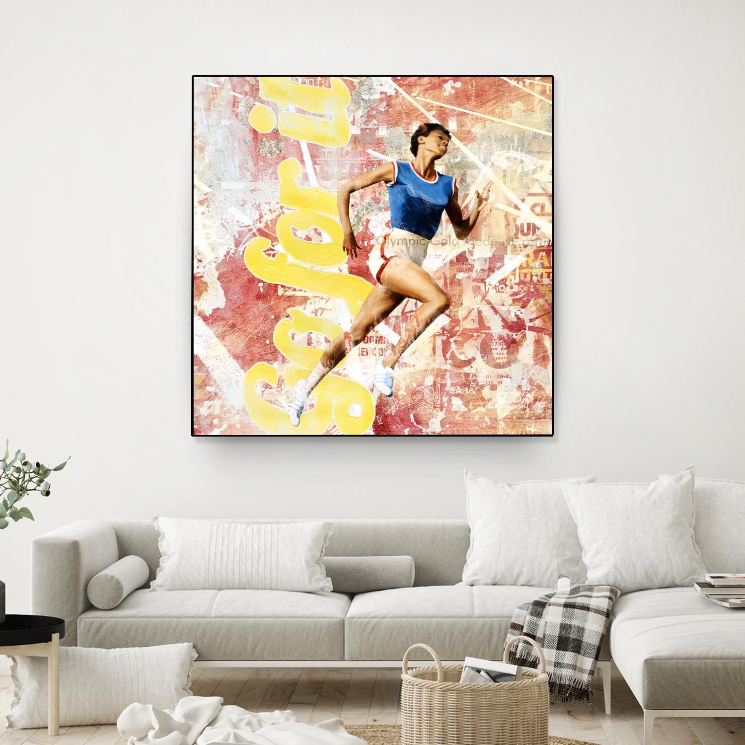 Go For It by THE Studio on GIANT ART - red vintage