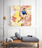 Go For It by THE Studio on GIANT ART - pink typography running