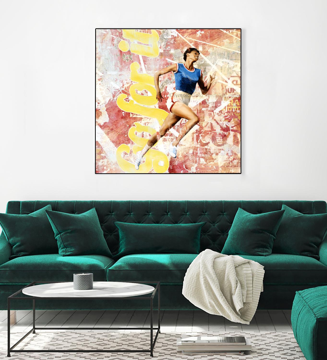 Go For It by THE Studio on GIANT ART - red vintage