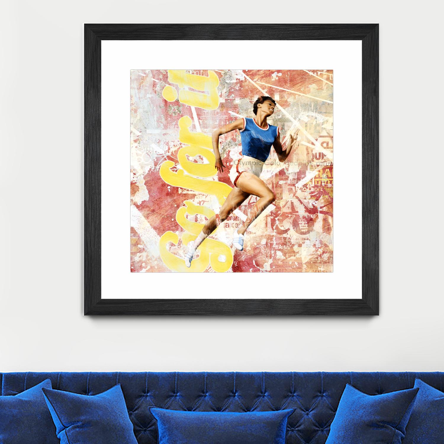 Go For It by THE Studio on GIANT ART - red vintage