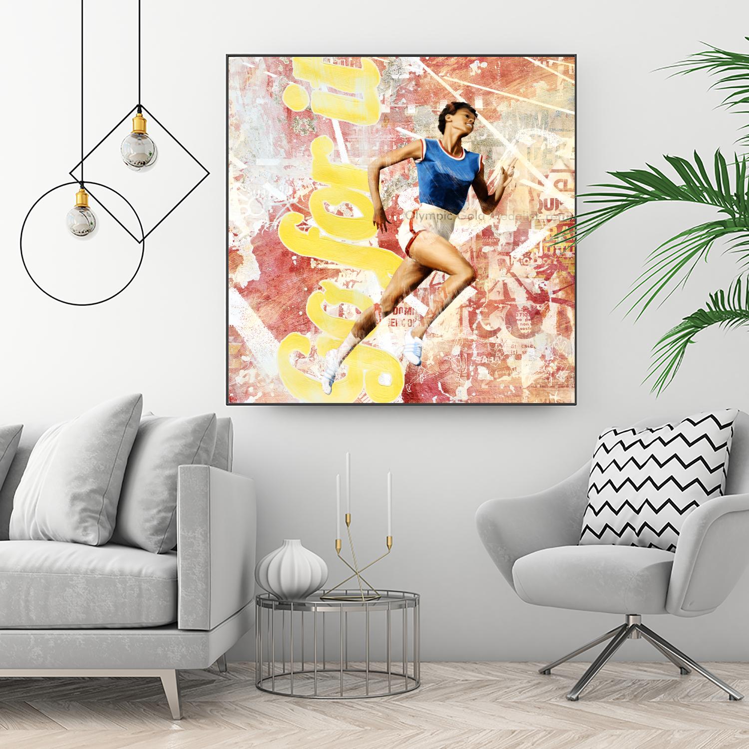 Go For It by THE Studio on GIANT ART - red vintage