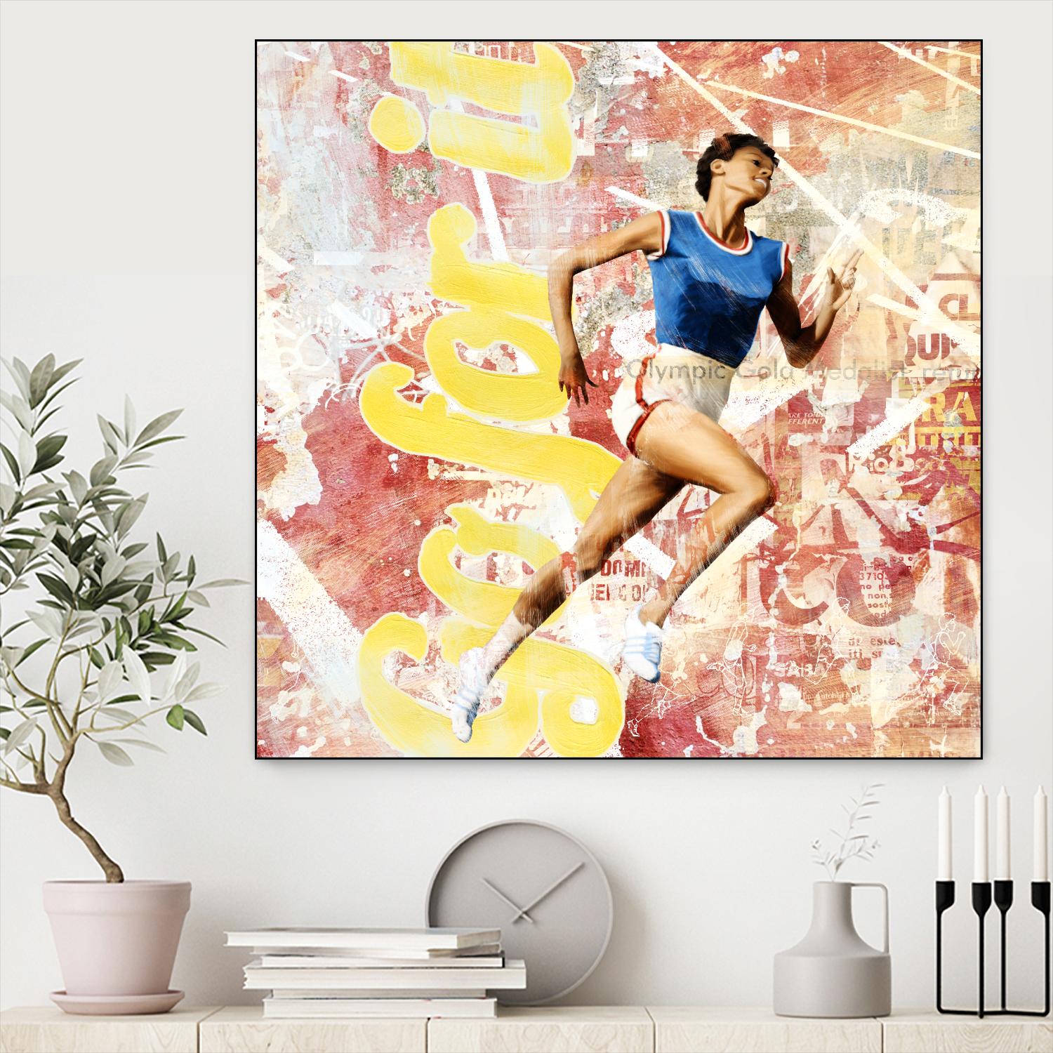 Go For It by THE Studio on GIANT ART - red vintage