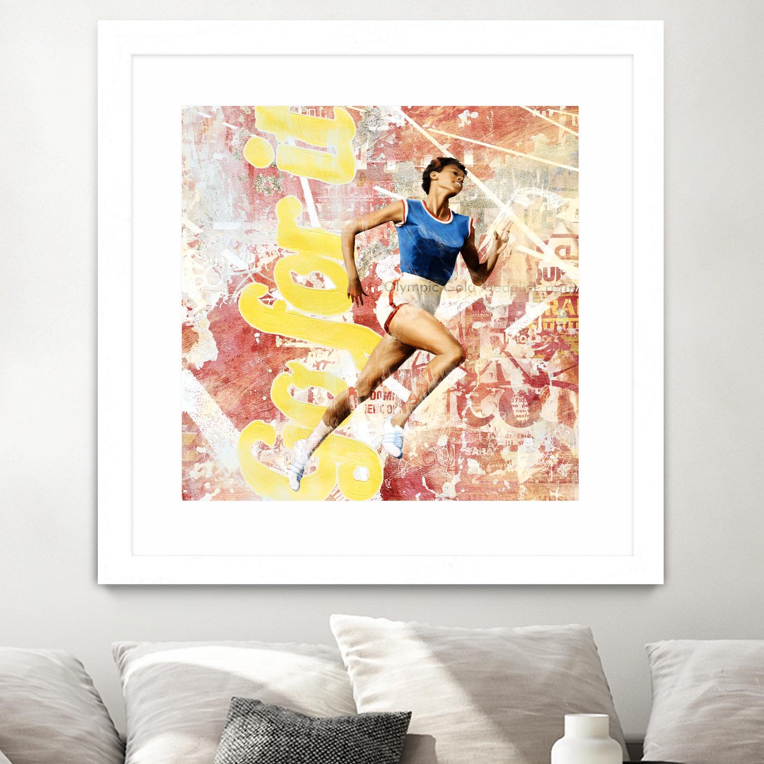 Go For It by THE Studio on GIANT ART - red vintage