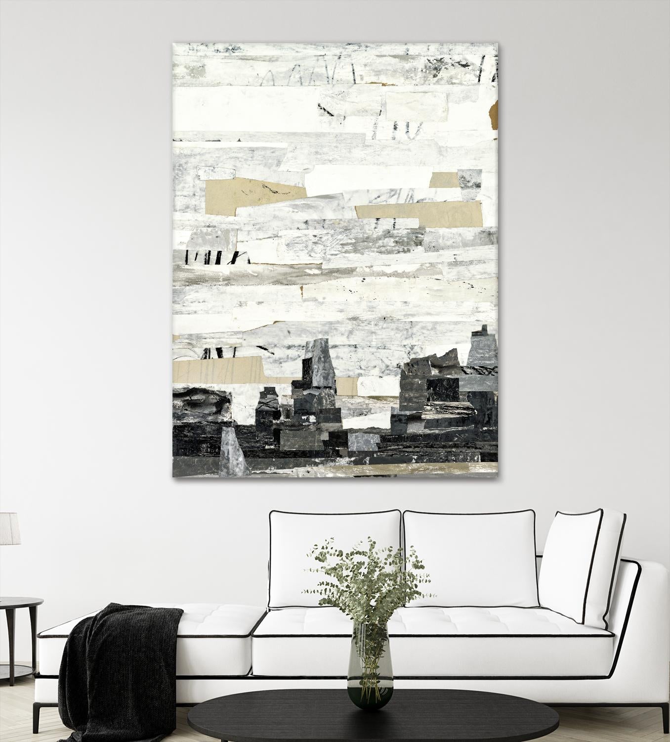 Linear Progression 4 by Kyle Goderwis on GIANT ART - grey abstract