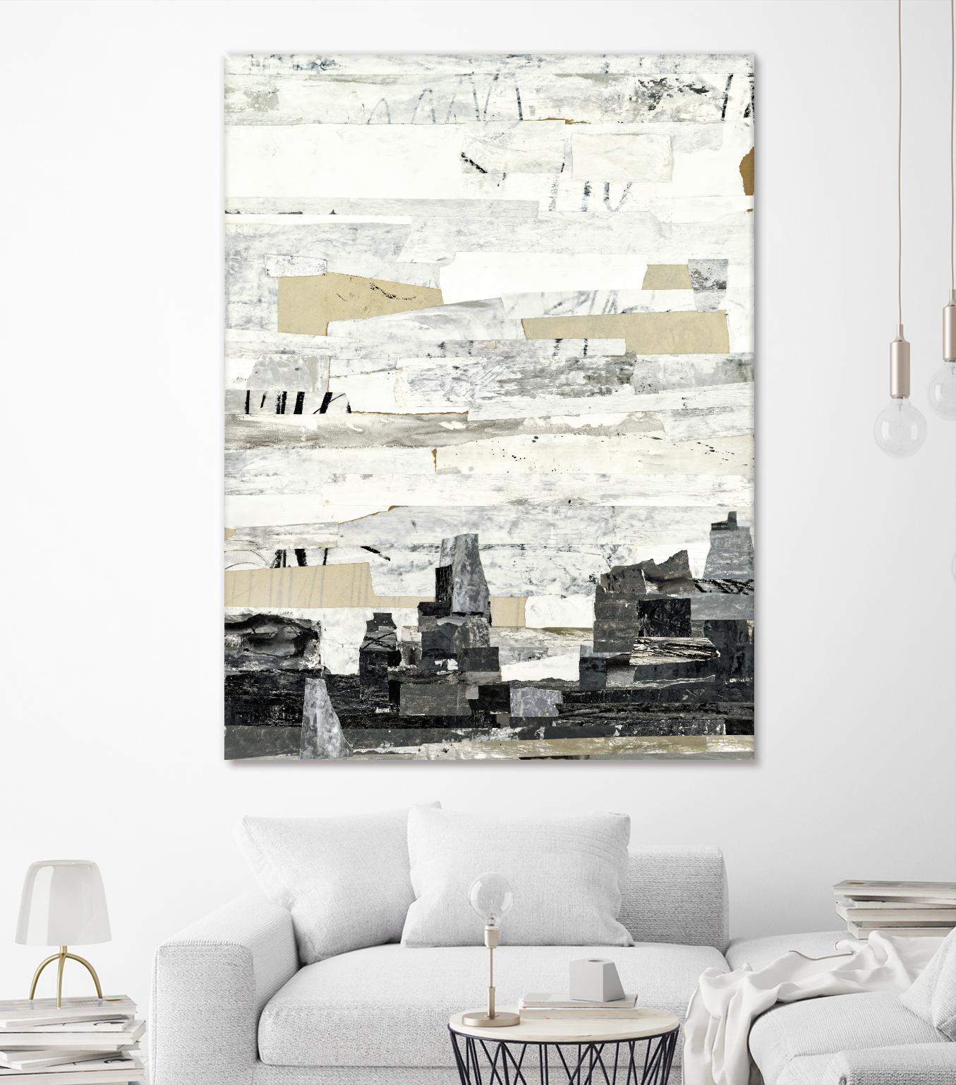 Linear Progression 4 by Kyle Goderwis on GIANT ART - grey abstract