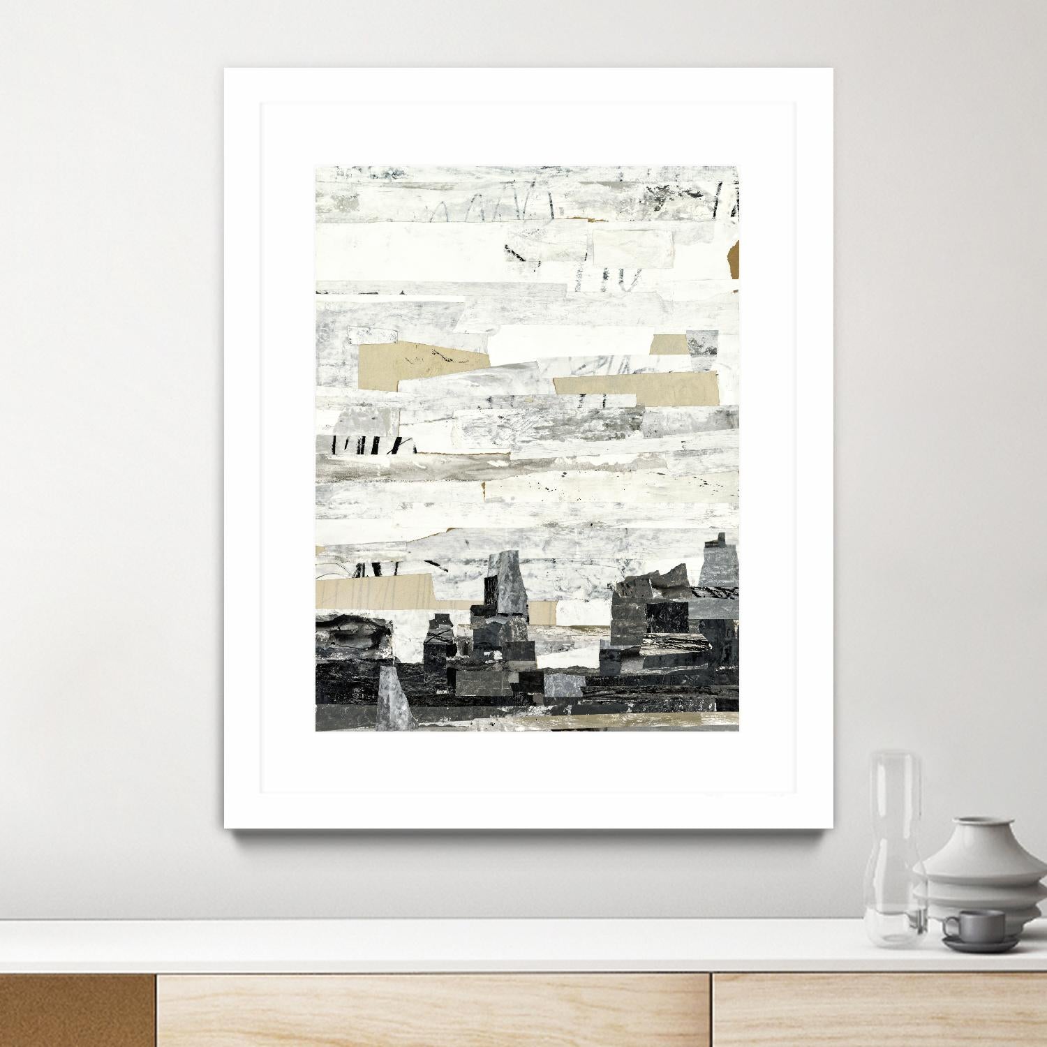 Linear Progression 4 by Kyle Goderwis on GIANT ART - grey abstract