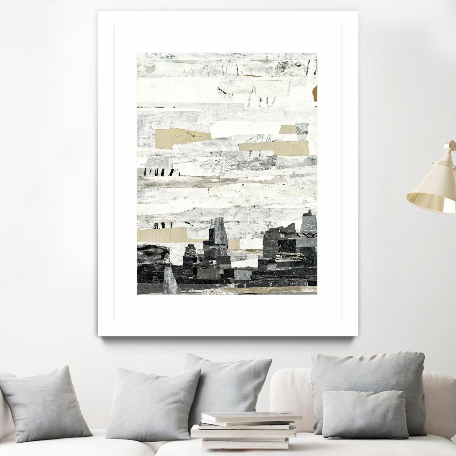 Linear Progression 4 by Kyle Goderwis on GIANT ART - grey abstract