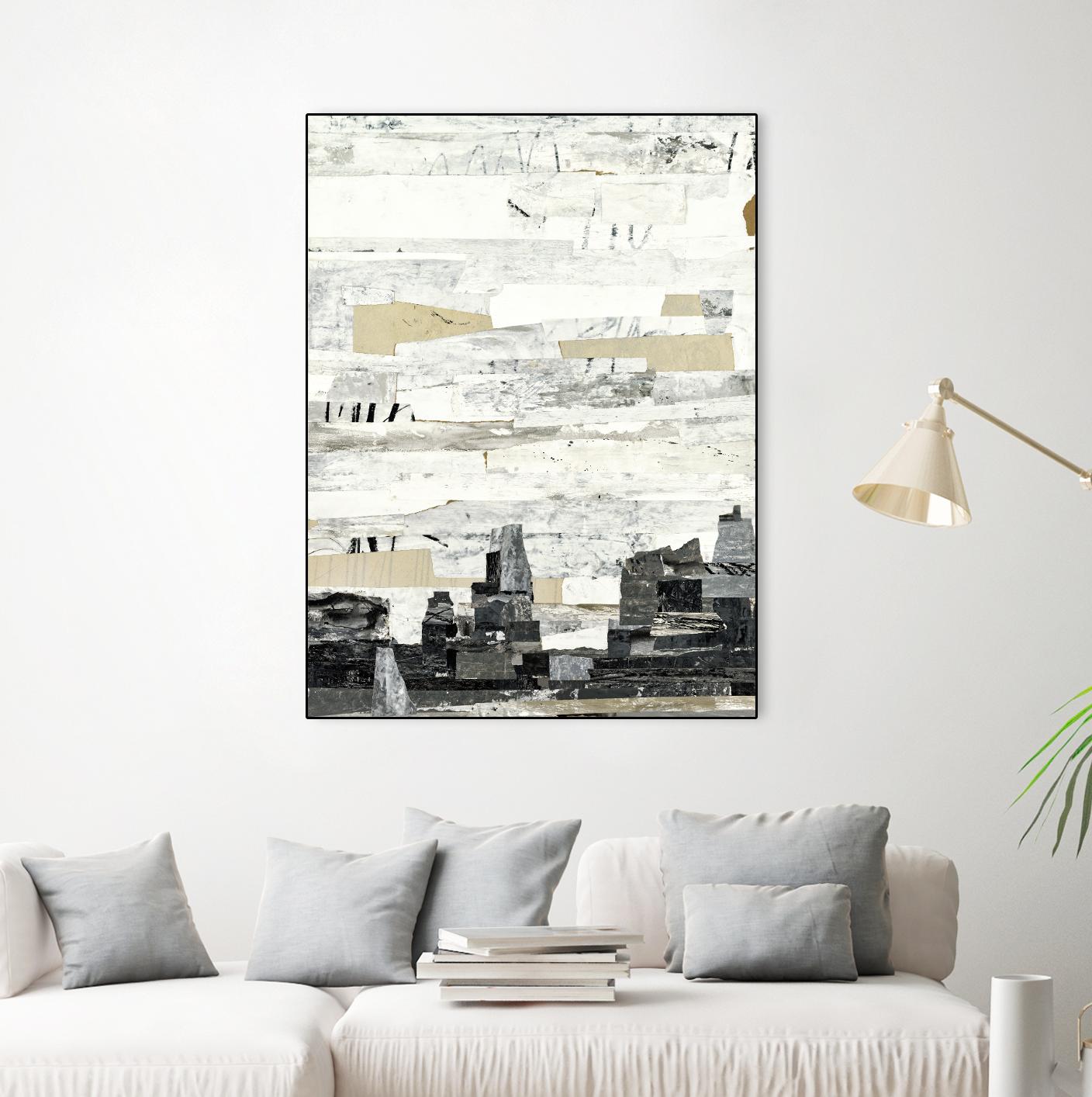 Linear Progression 4 by Kyle Goderwis on GIANT ART - grey abstract