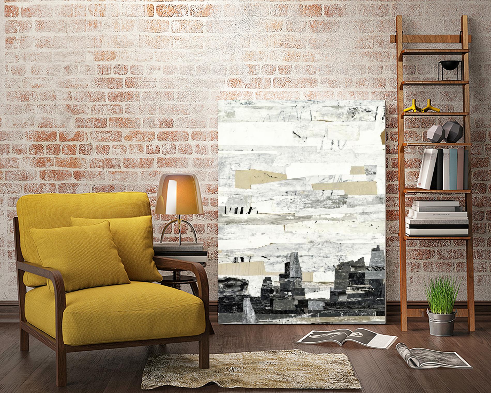 Linear Progression 4 by Kyle Goderwis on GIANT ART - grey abstract