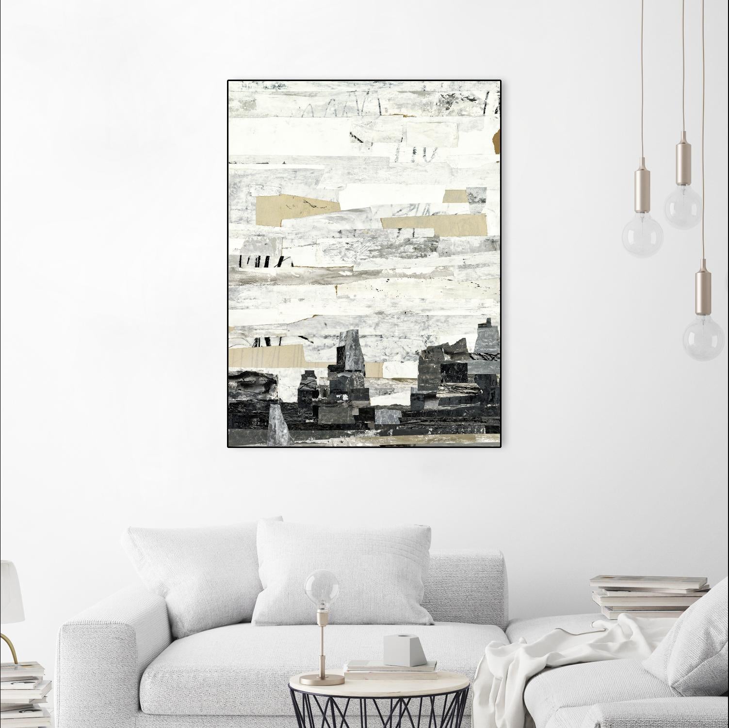 Linear Progression 4 by Kyle Goderwis on GIANT ART - grey abstract