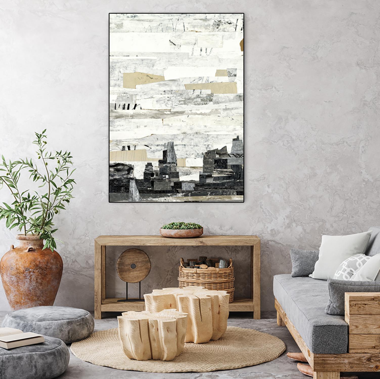 Linear Progression 4 by Kyle Goderwis on GIANT ART - grey abstract