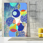 Patterned Circles 1 by THE Studio on GIANT ART - red abstract