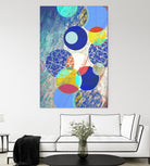 Patterned Circles 1 by THE Studio on GIANT ART - red abstract