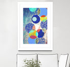 Patterned Circles 1 by THE Studio on GIANT ART - red abstract