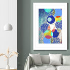 Patterned Circles 1 by THE Studio on GIANT ART - red abstract