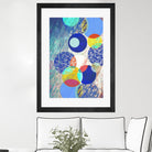 Patterned Circles 1 by THE Studio on GIANT ART - red abstract