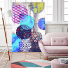 Patterned Circles 2 by THE Studio on GIANT ART - brown abstract