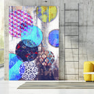 Patterned Circles 2 by THE Studio on GIANT ART - brown abstract