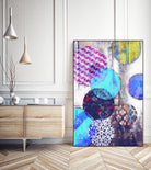 Patterned Circles 2 by THE Studio on GIANT ART - brown abstract