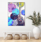 Patterned Circles 2 by THE Studio on GIANT ART - brown abstract