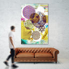 Patterned Circles 4 by THE Studio on GIANT ART - purple abstract