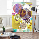 Patterned Circles 4 by THE Studio on GIANT ART - purple abstract