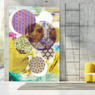 Patterned Circles 4 by THE Studio on GIANT ART - purple abstract