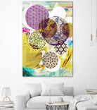 Patterned Circles 4 by THE Studio on GIANT ART - purple abstract