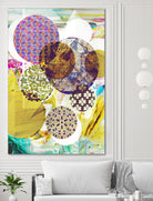 Patterned Circles 4 by THE Studio on GIANT ART - purple abstract