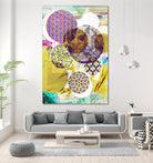Patterned Circles 4 by THE Studio on GIANT ART - purple abstract