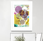 Patterned Circles 4 by THE Studio on GIANT ART - purple abstract