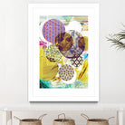 Patterned Circles 4 by THE Studio on GIANT ART - purple abstract