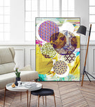 Patterned Circles 4 by THE Studio on GIANT ART - purple abstract