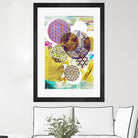 Patterned Circles 4 by THE Studio on GIANT ART - purple abstract