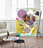 Patterned Circles 4 by THE Studio on GIANT ART - purple abstract