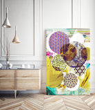 Patterned Circles 4 by THE Studio on GIANT ART - purple abstract